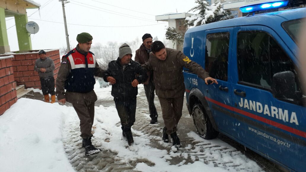 Donmak üzereyken Jandarma buldu