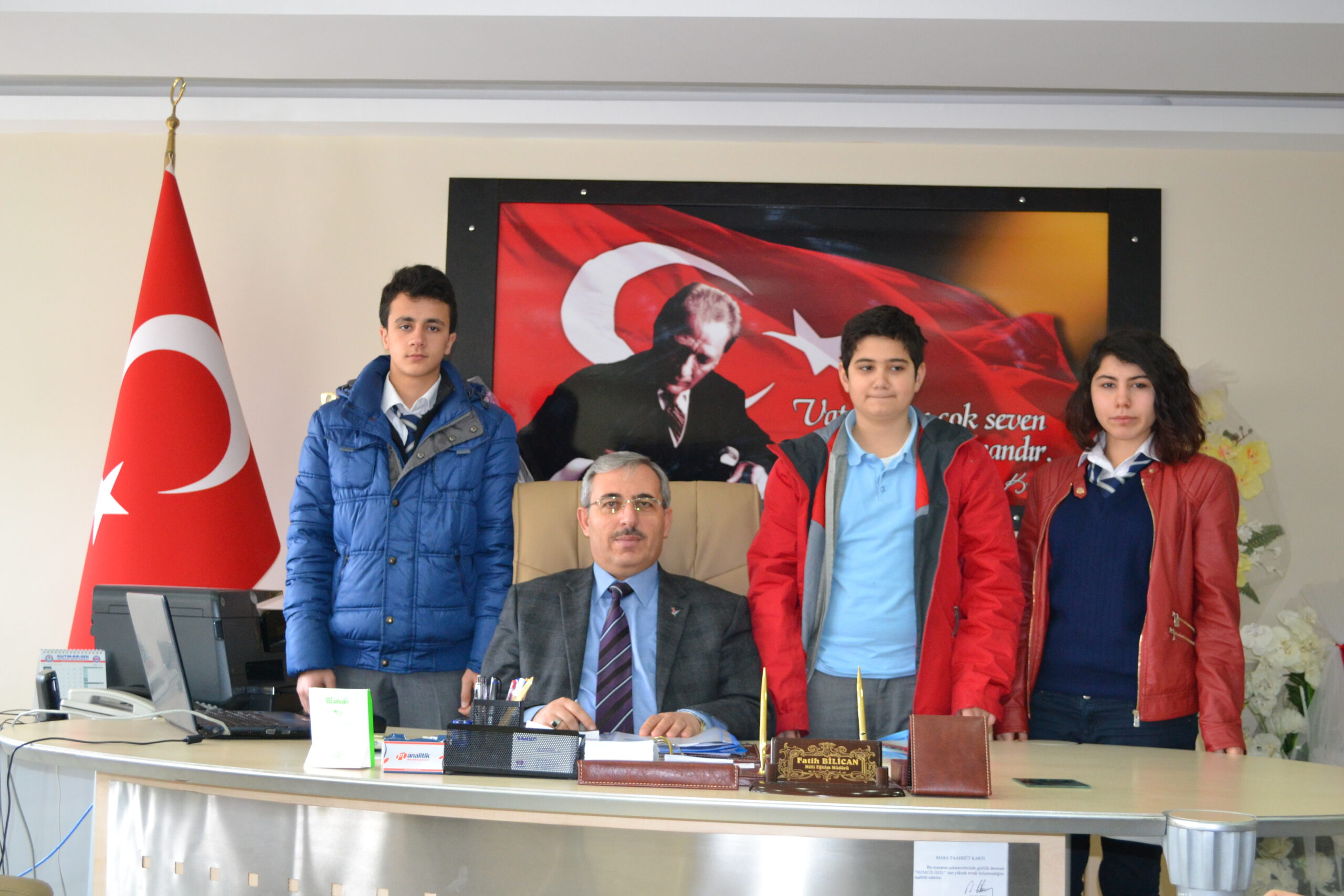 Dereceye giren öğrenciler ödüllendirildi