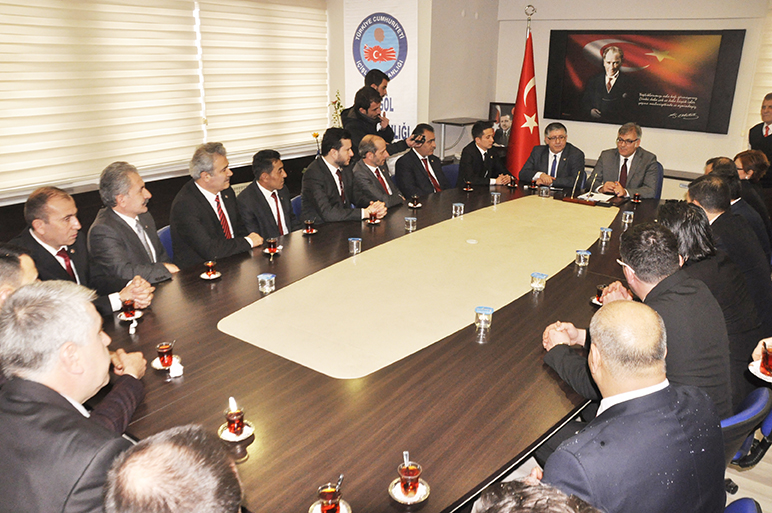 MHP’de protokol ziyaretleri başladı