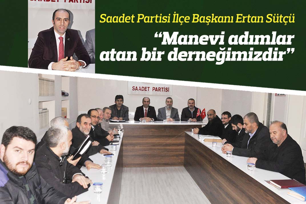 “Manevi adımlar atan bir derneğimizdir”