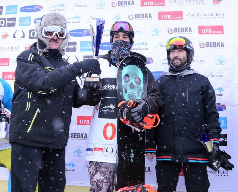 Uludağ’da snowboard şov