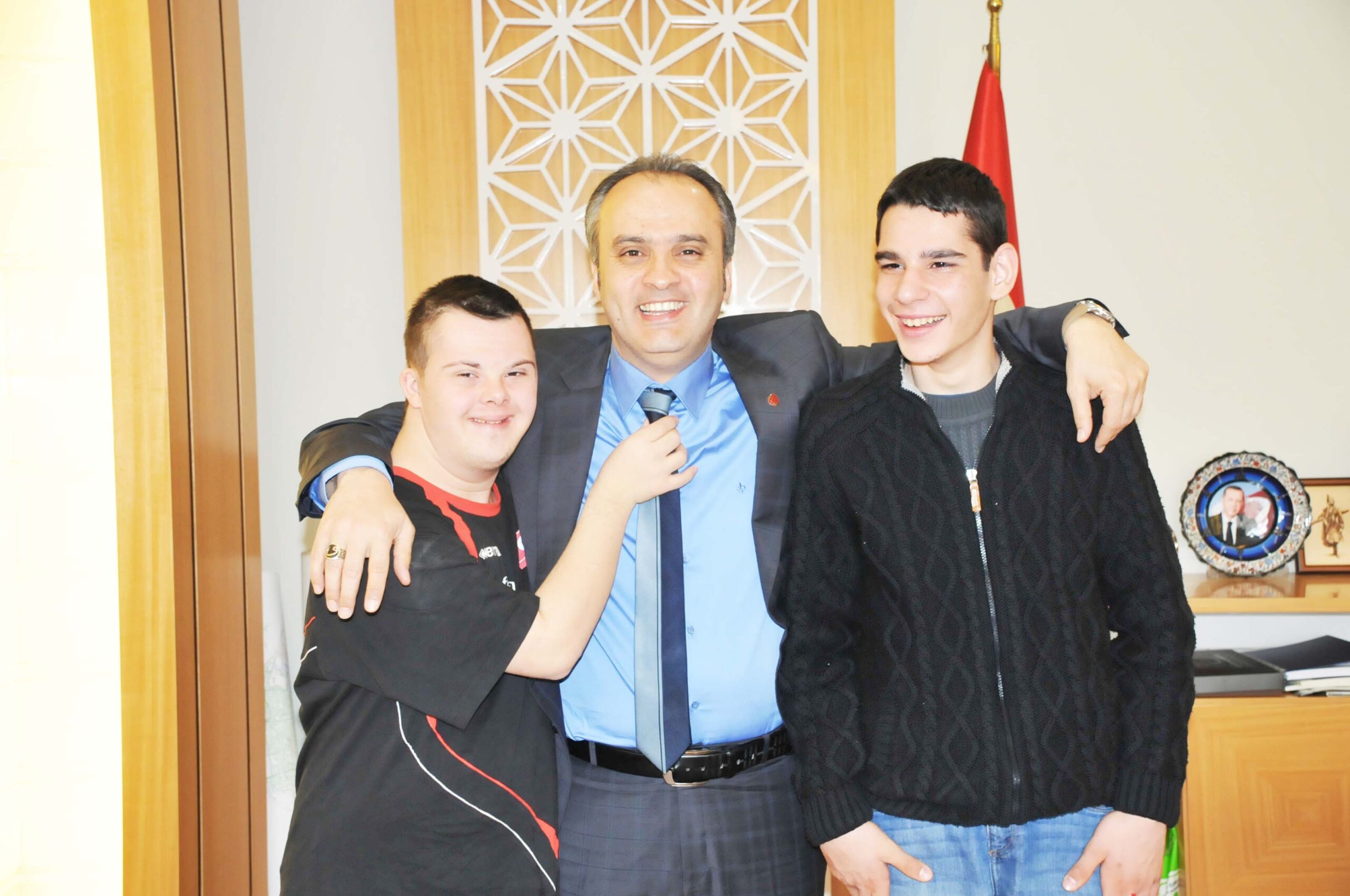 Engelliler Eğitim Merkezi’nden Aktaş’a ziyaret