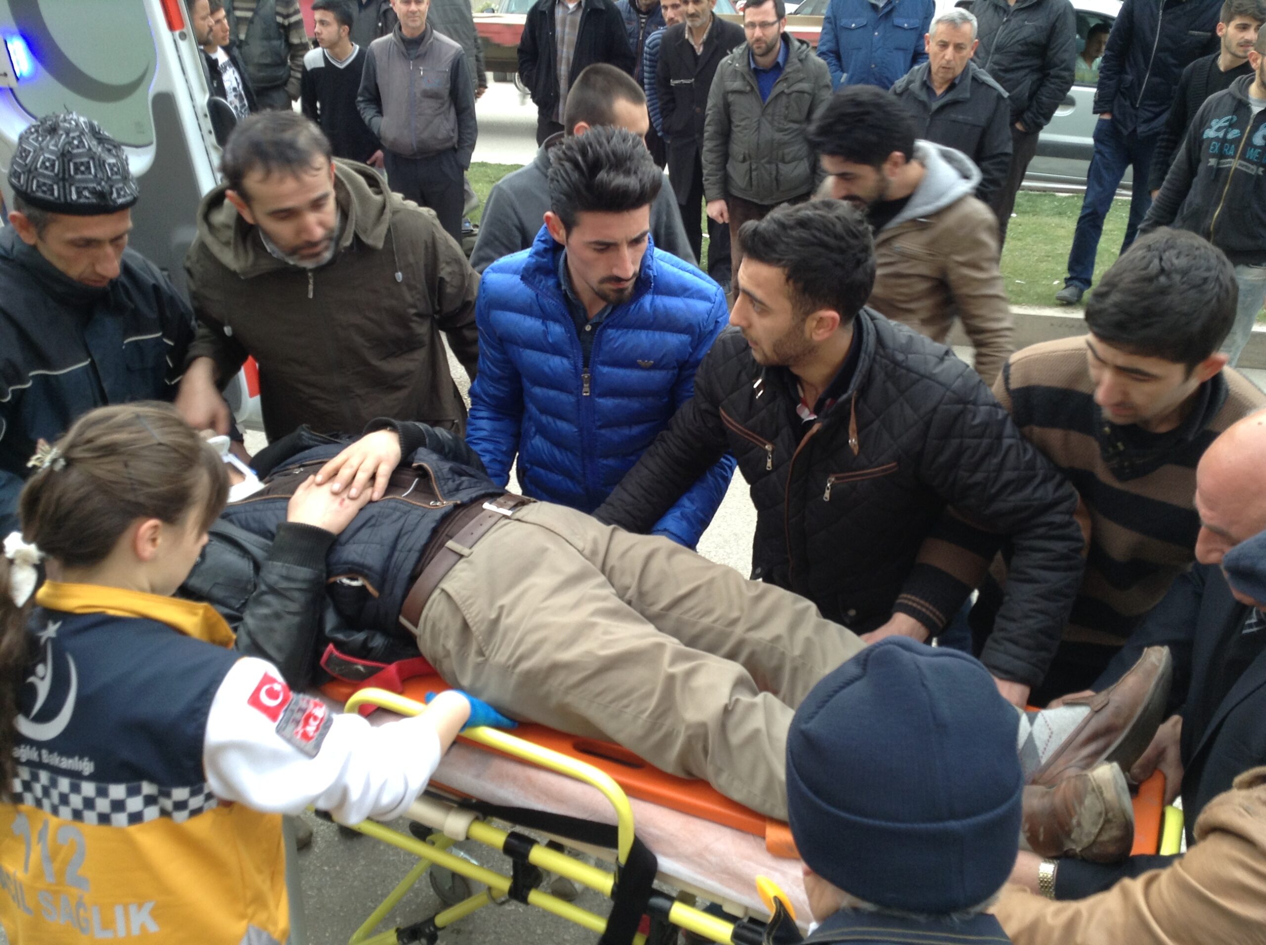 Ertuğrulgazi’de kaza: 1 yaralı