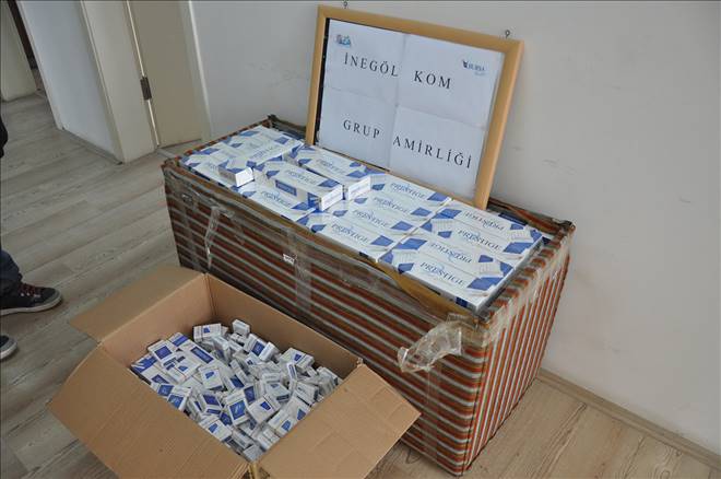Lojistik kamyonundan kaçak sigara çıktı