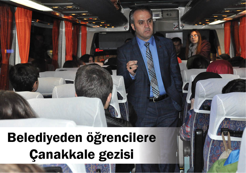 Belediyeden öğrencilere Çanakkale gezisi