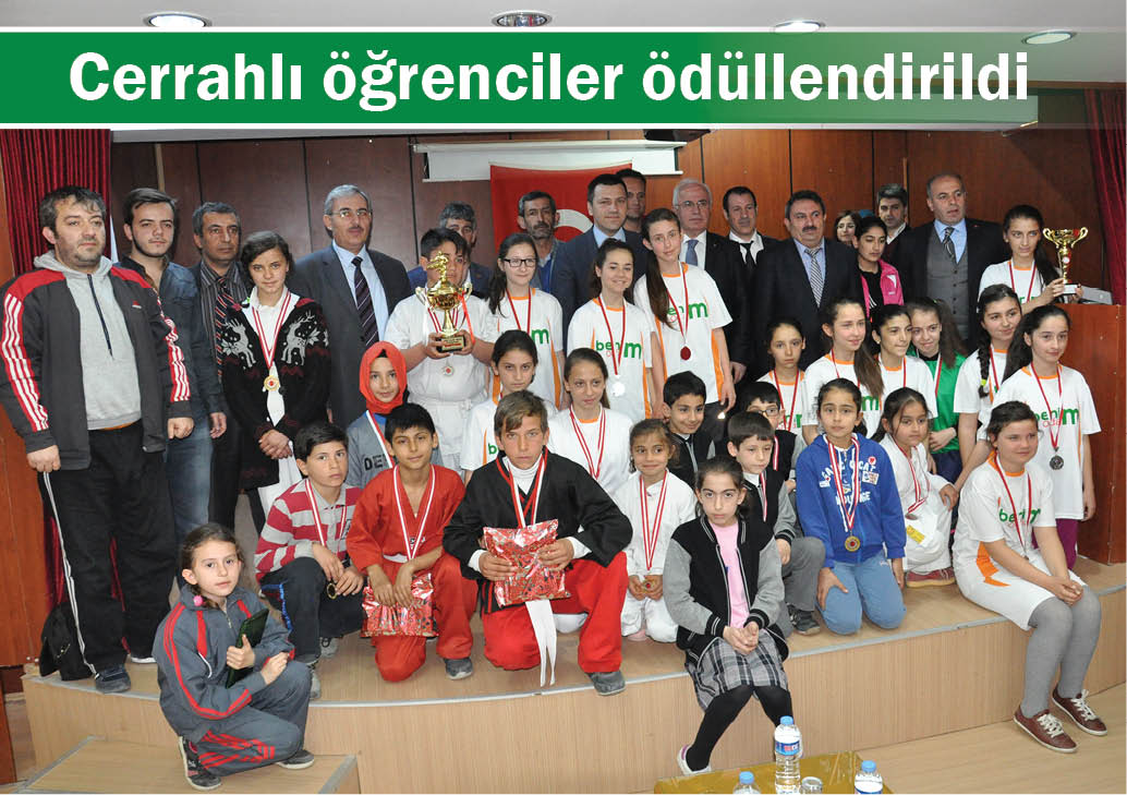 Cerrahlı öğrenciler ödüllendirildi