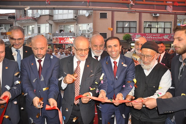 Saadet seçim bürosunu açtı