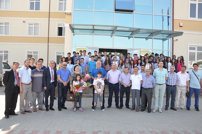 Çikayeva hayırseverini ağırladı