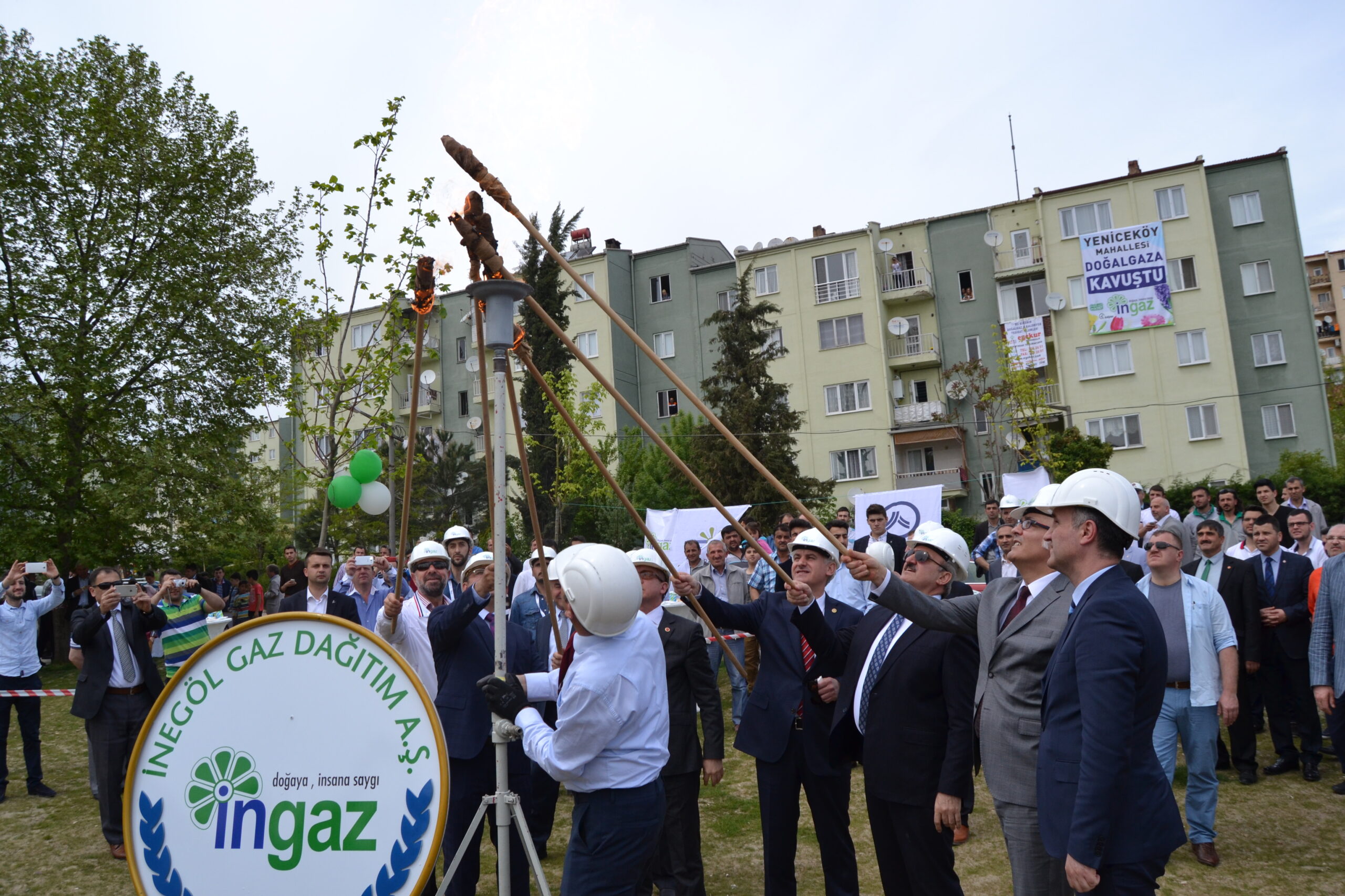 Yenice doğalgaza kavuştu