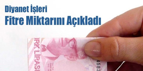 Fıtır sadakası 11,5 TL