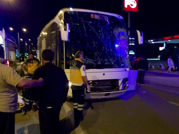 Korkutan kaza 11 yaralı