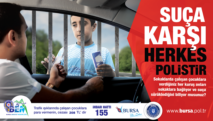 Mendil satan çocuklara para vermeyin!