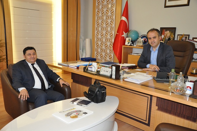 Müdür Ercan’dan Başkan Aktaş’a veda ziyareti