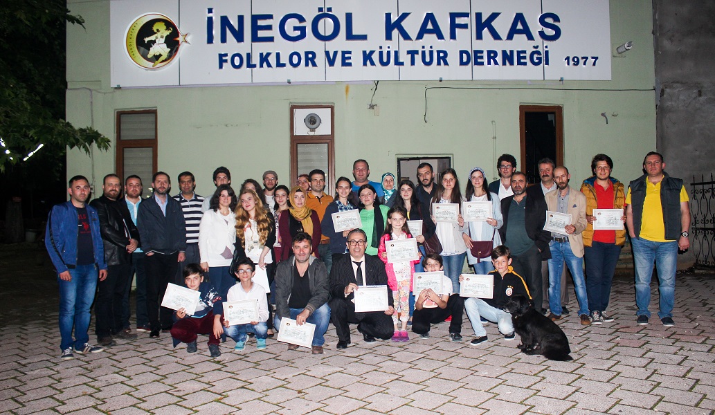 Gürcüce dil kursu sona erdi