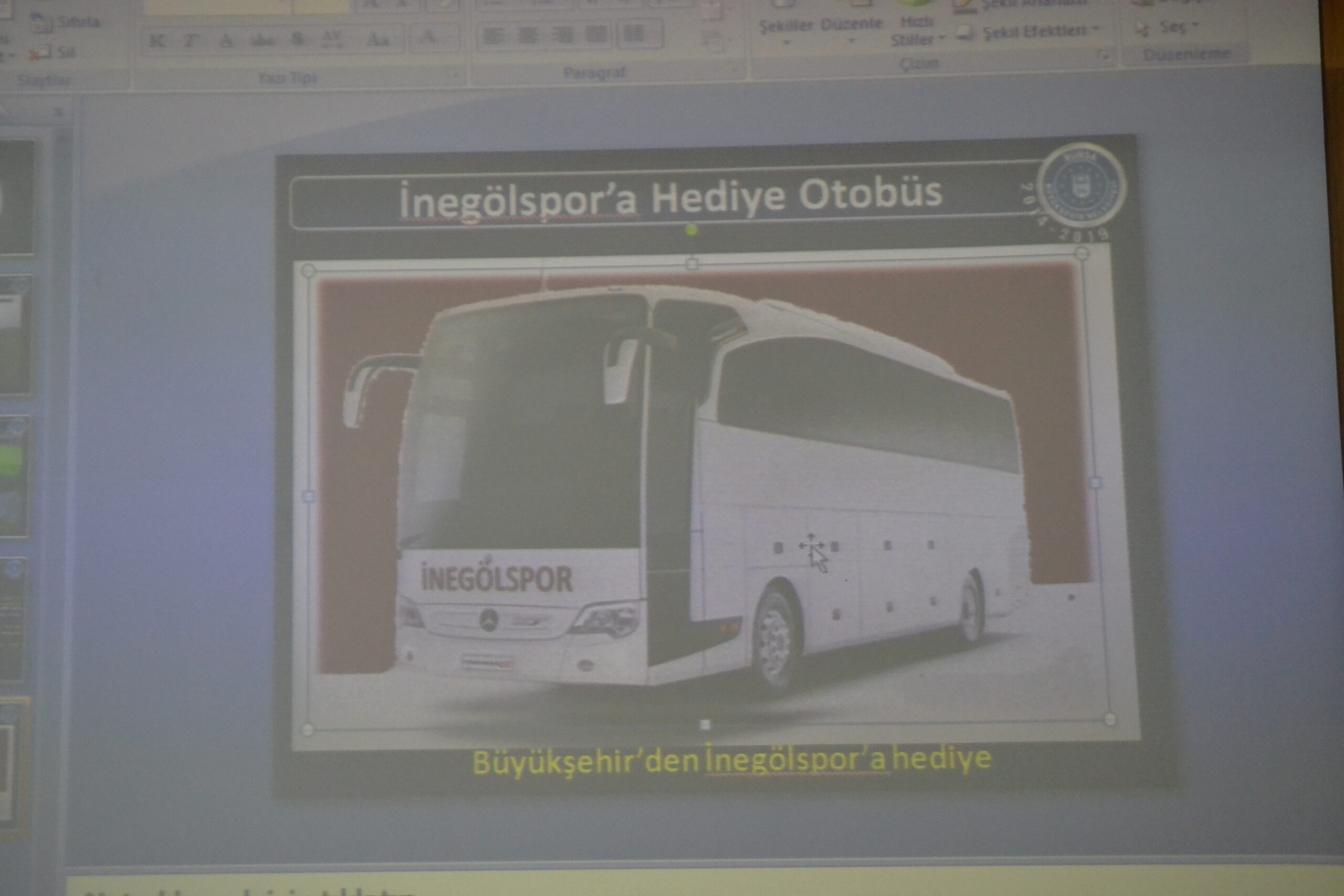 İnegölspor’a otobüs müjdesi