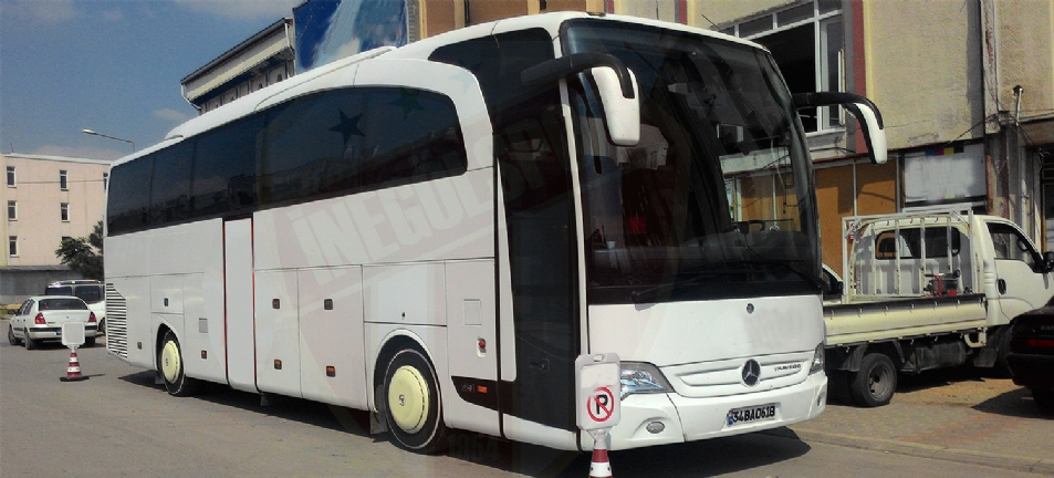 İnegölspor takım otobüsü geldi