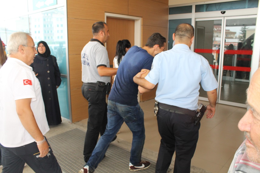 Uyuşturucu şüphesiyle hastanede