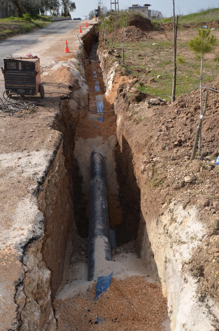6 ayda 331 kilometrelik içme suyu hattı