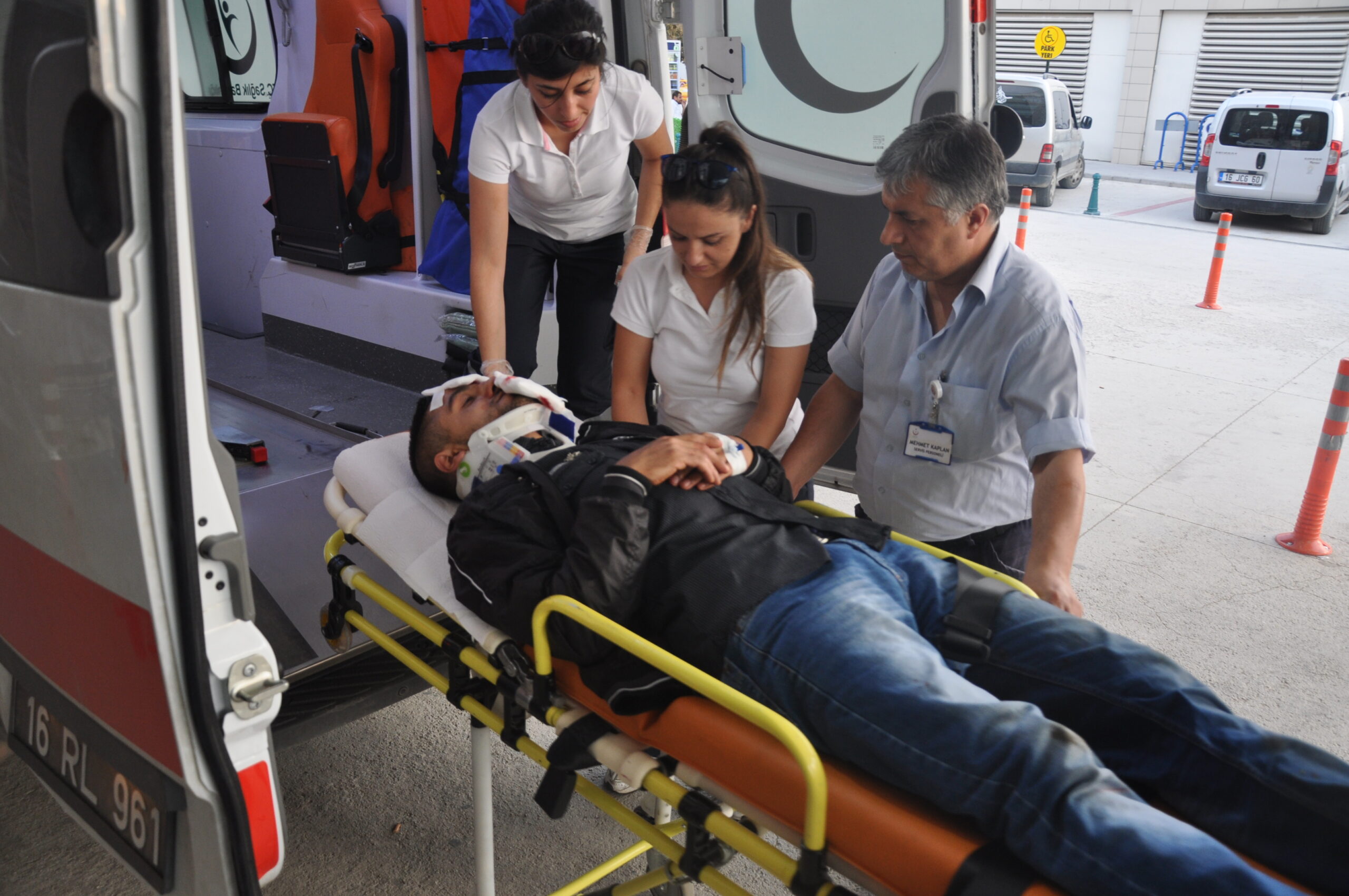 Yine motosiklet yine kaza…