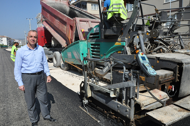 Hamzabey Caddesi asfaltlandı