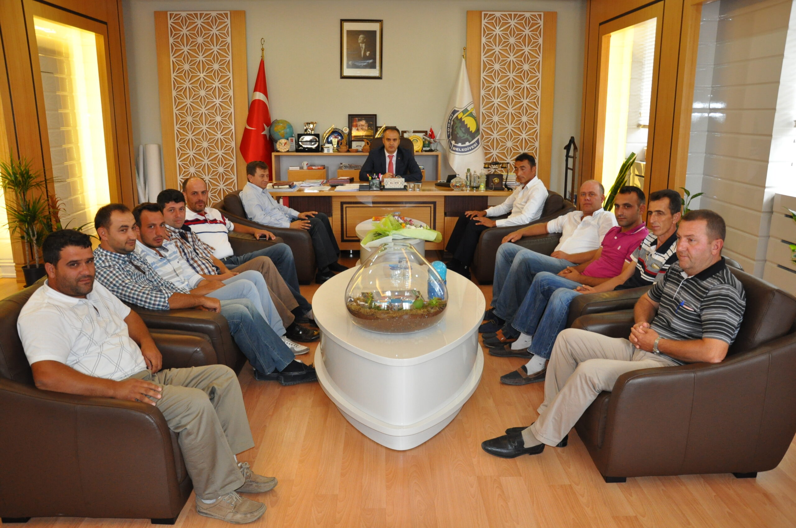 Ayçekirdeği üreticilerinden teşekkür ziyareti