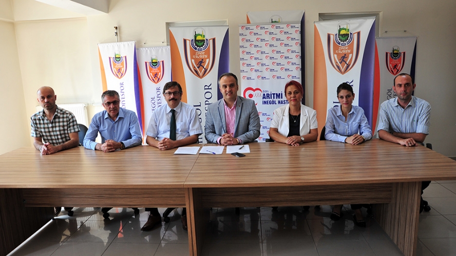 Belediyespor’un sağlık sponsoru Aritmi