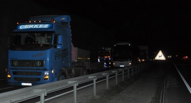 Tatil sonrası trafik yoğunluğu