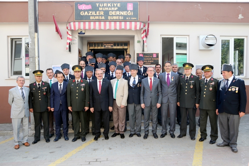 Vali’den Gaziler Derneği’ne ziyaret