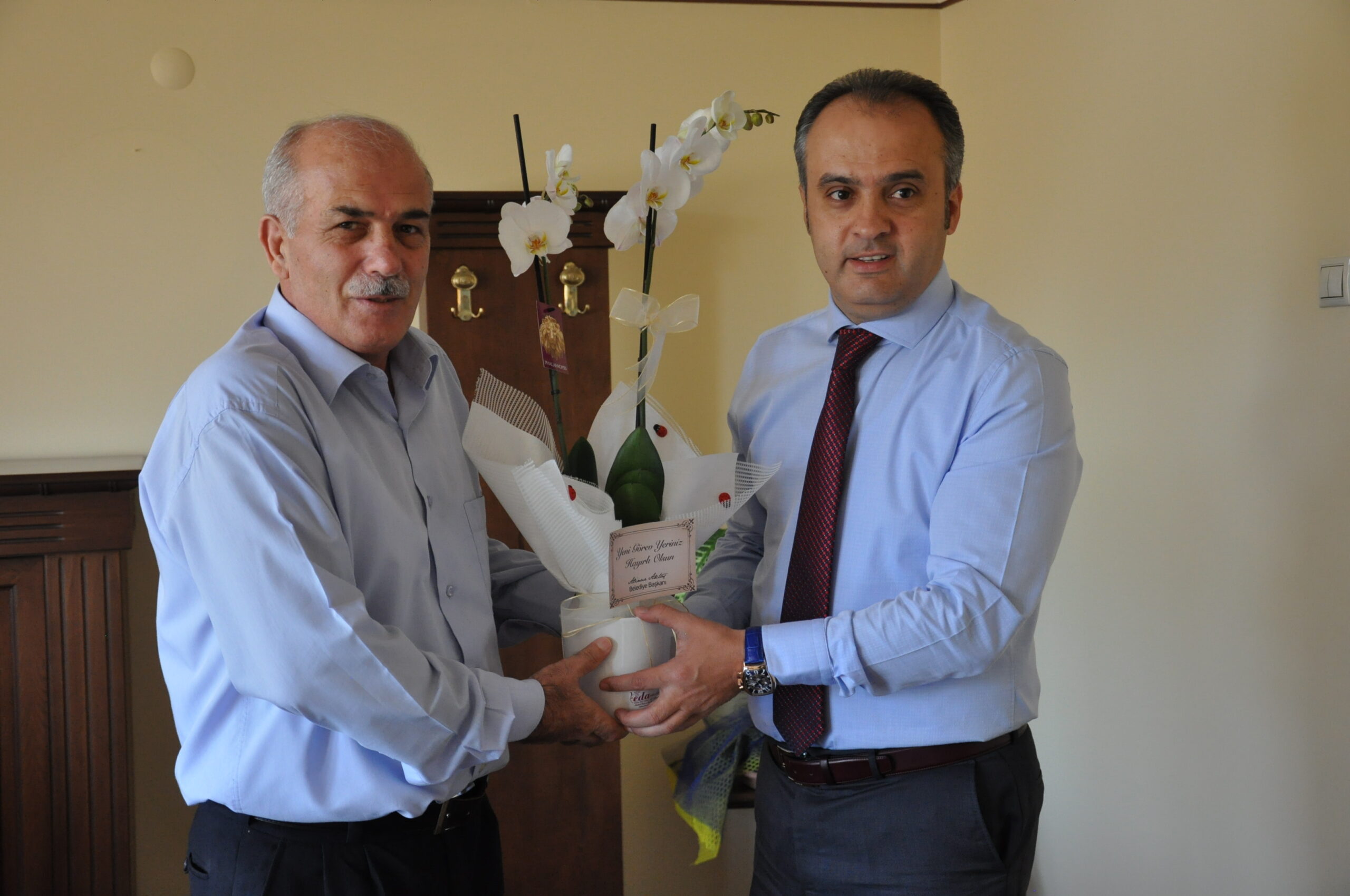 Başkan Aktaş’tan İnegöl Mal Müdürü’ne iade-i ziyaret