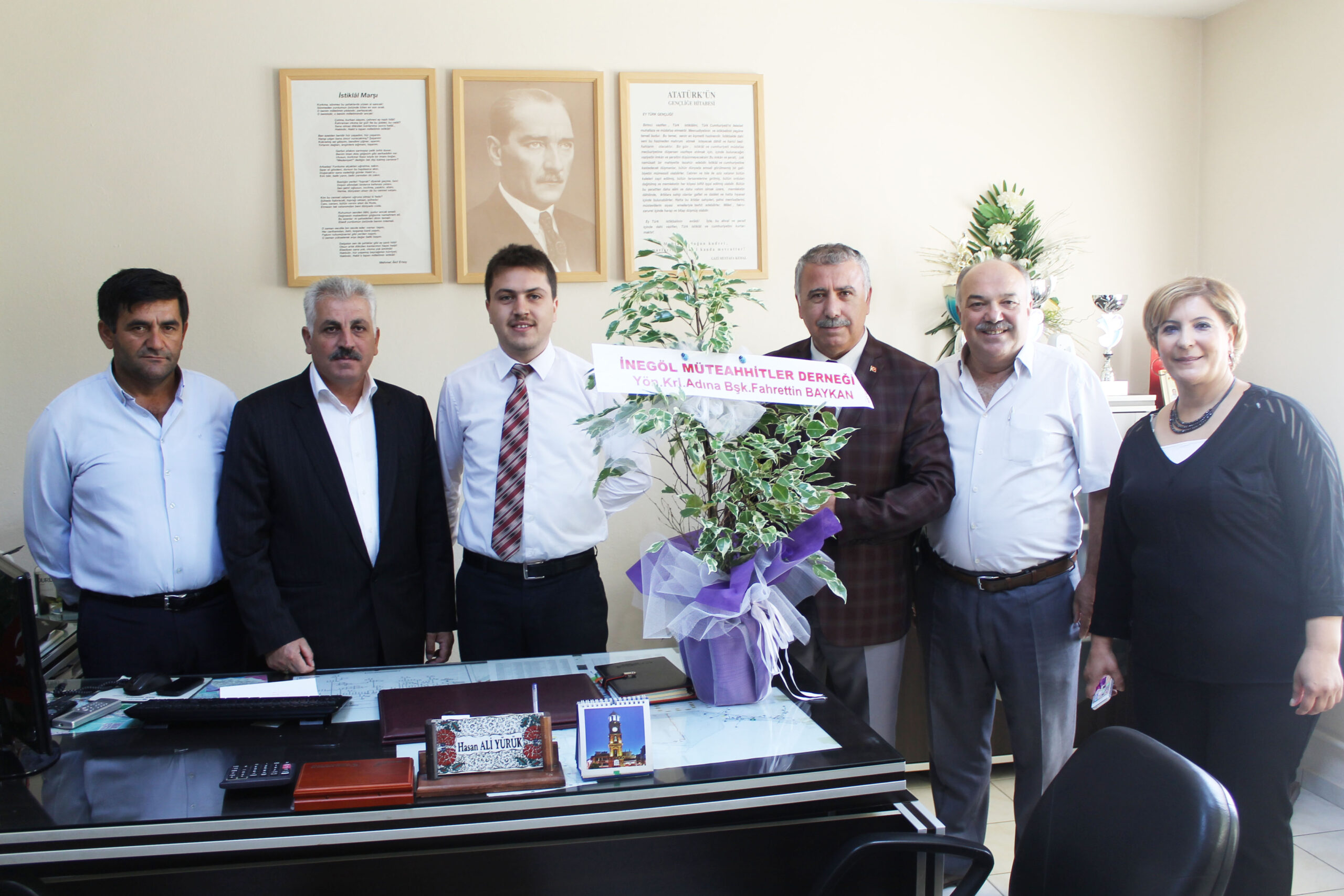 Müteahhitlerden UEDAŞ’ın yeni müdürüne ziyaret