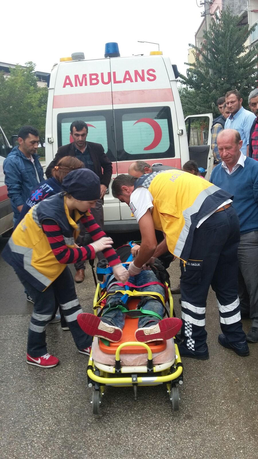Trafikte seyir halindeyken sara nöbeti geçirdi