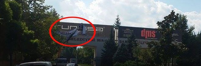 Reklam alanları da Büyükşehir’de