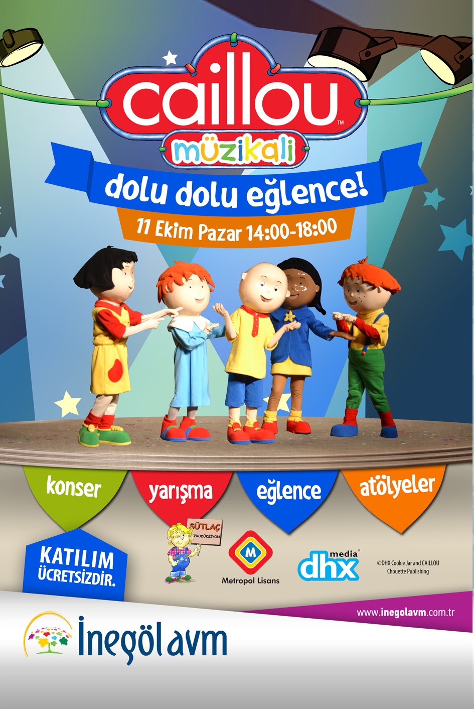 Calliou ve Bremen Mizikacilari İnegöl AVM’de