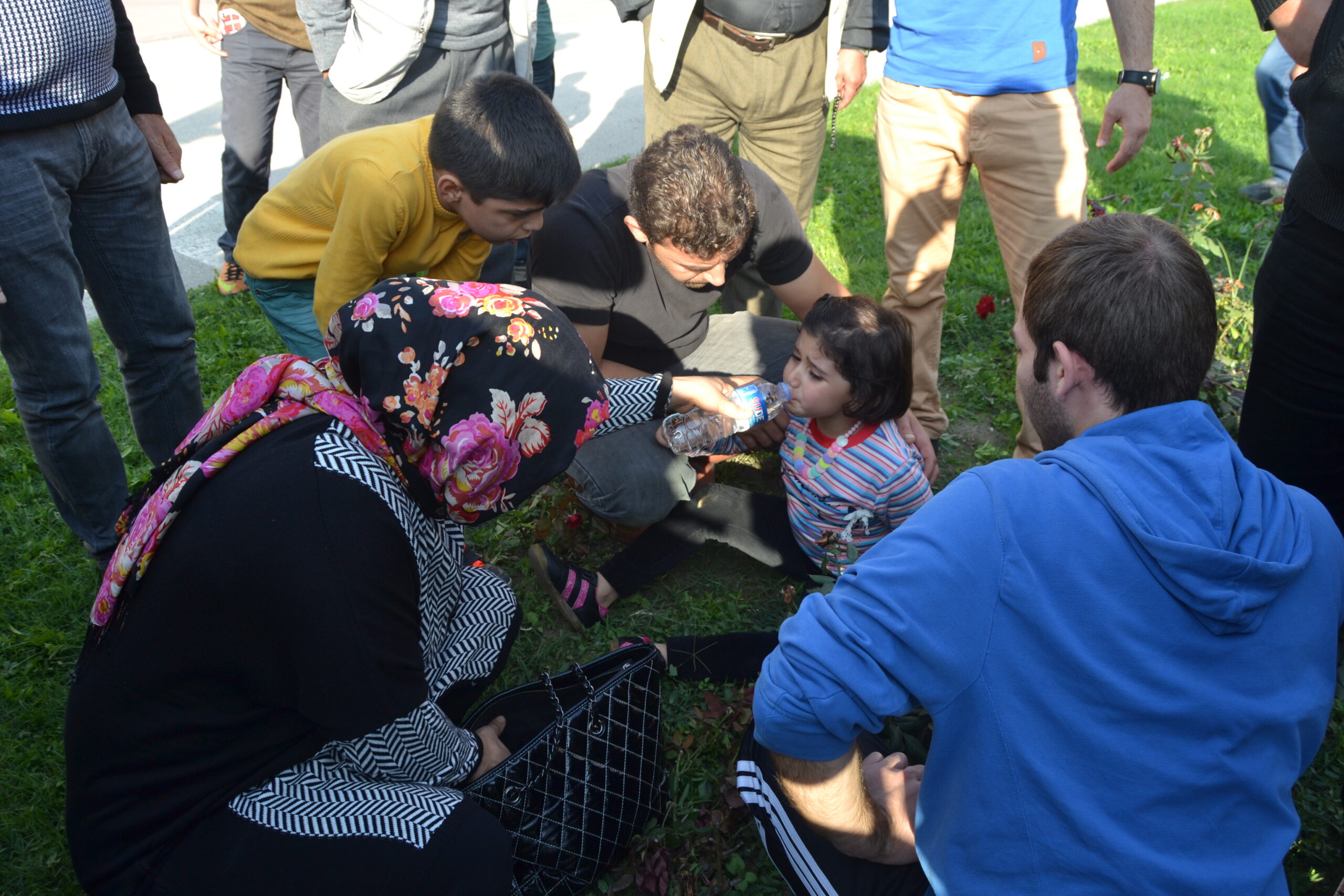 İNGAZ Kavşağında korkutan kaza