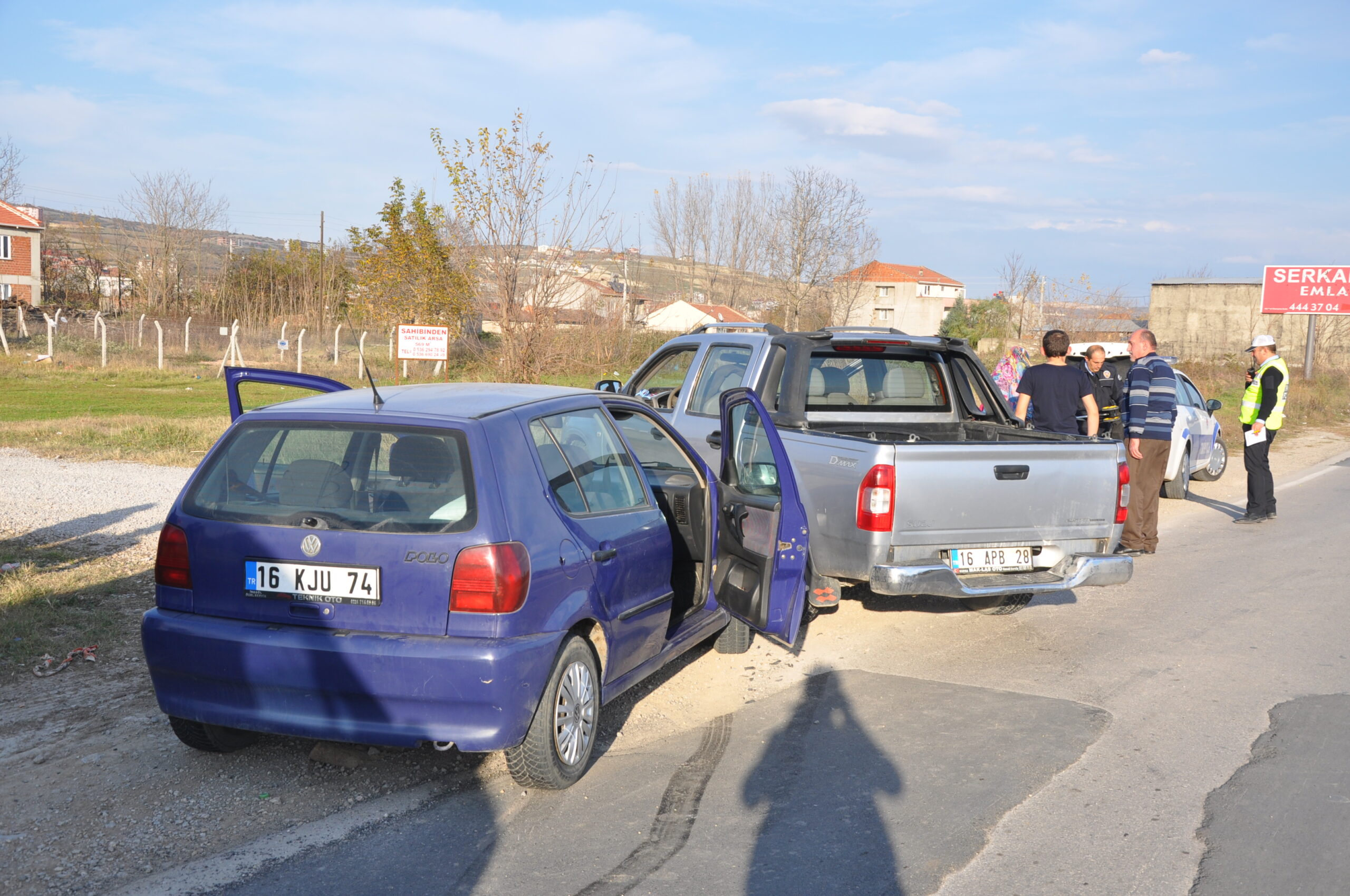Karalar yolunda kaza: 2 yaralı