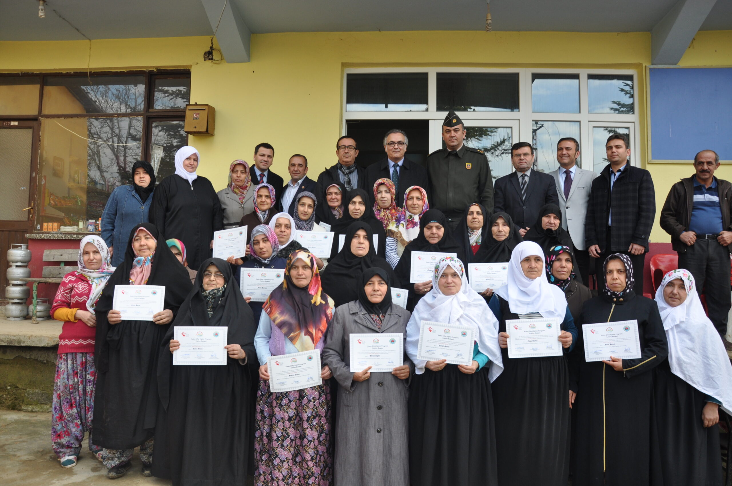 Kadın çiftçilere sertifika