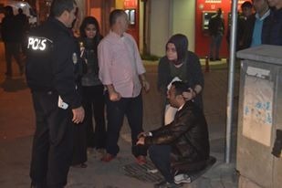 Şarjlı Bisiklet sürücüsü Suriyeli yaralandı