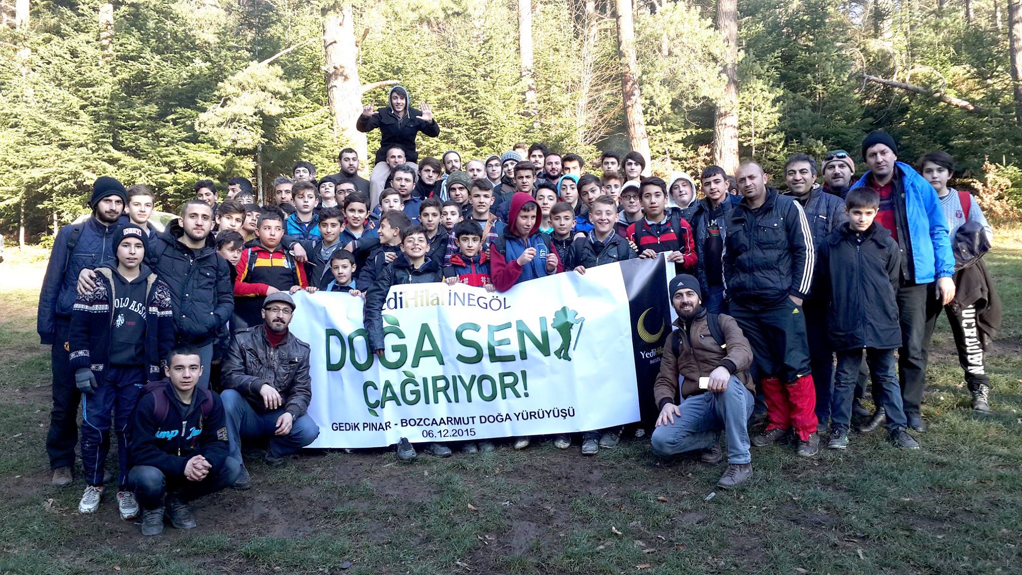 Yedi Hilal’den 15 kilometrelik yürüyüş