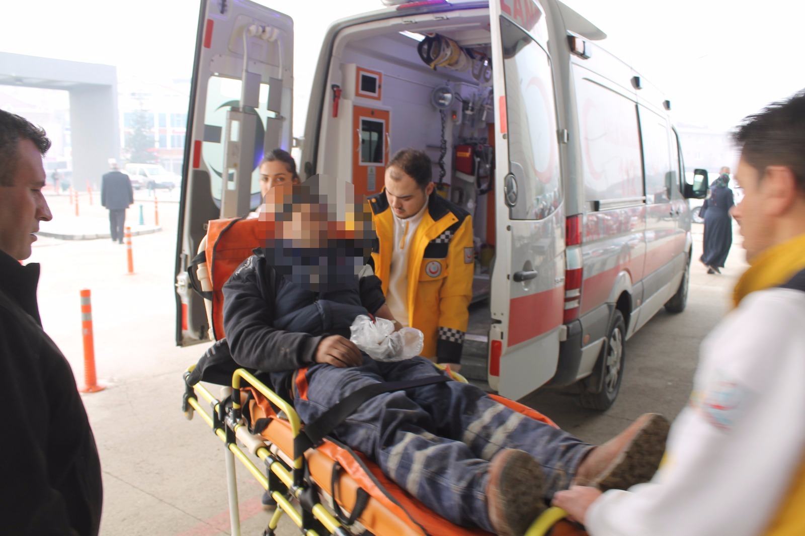 ZAMANLA YARIŞINCA Kaza beraberinde geldi