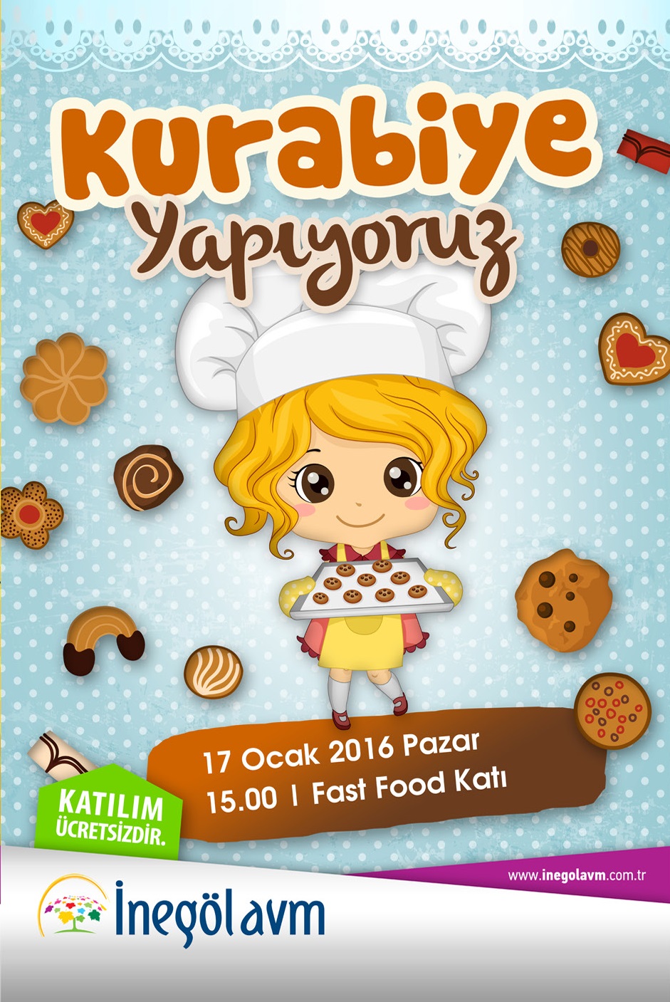 Küçük aşçılar İnegöl AVM’ye