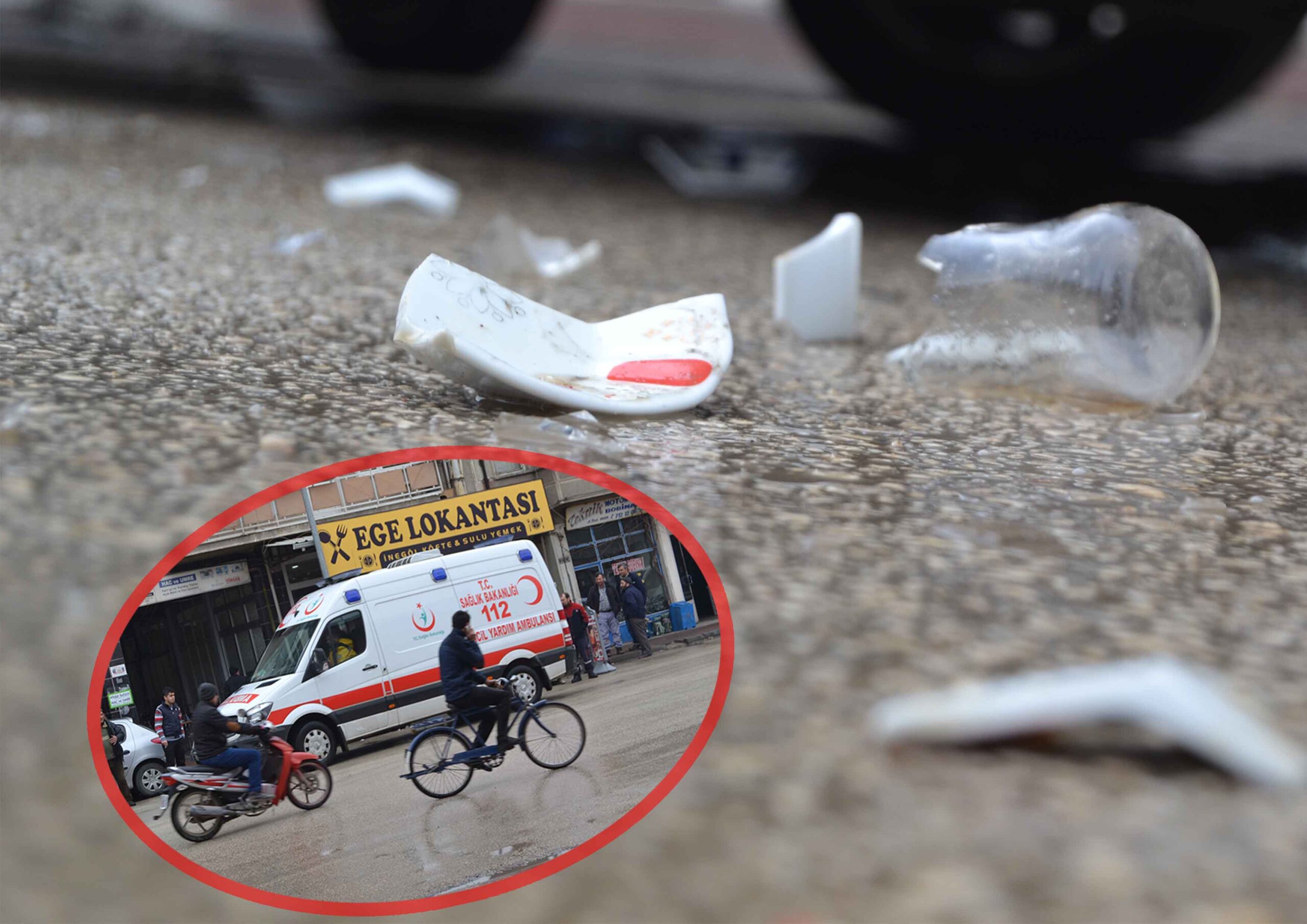 Biri kaçtı, diğeri hastanelik oldu