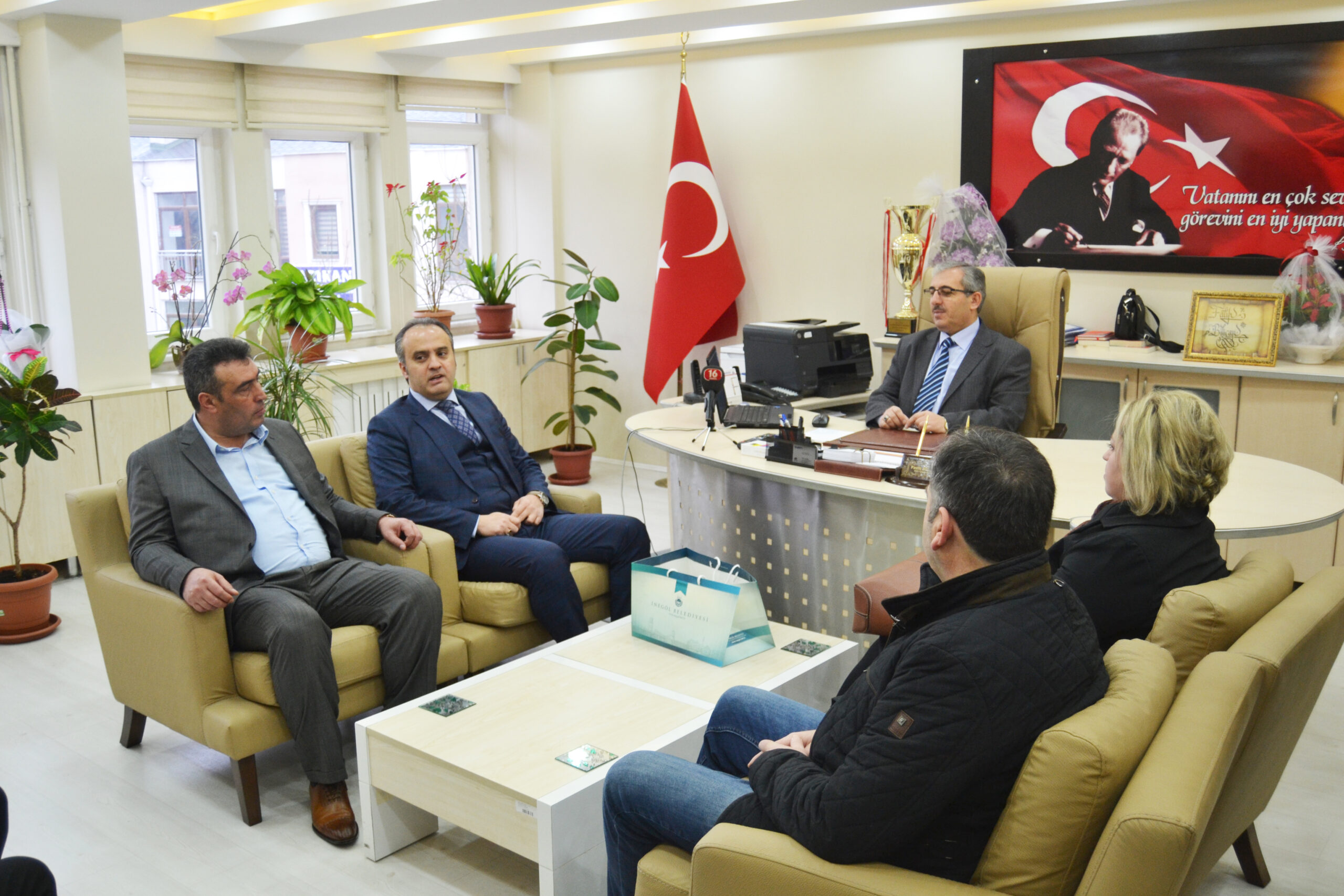 Başkan Aktaş Milli Eğitim’i Ziyaret Etti