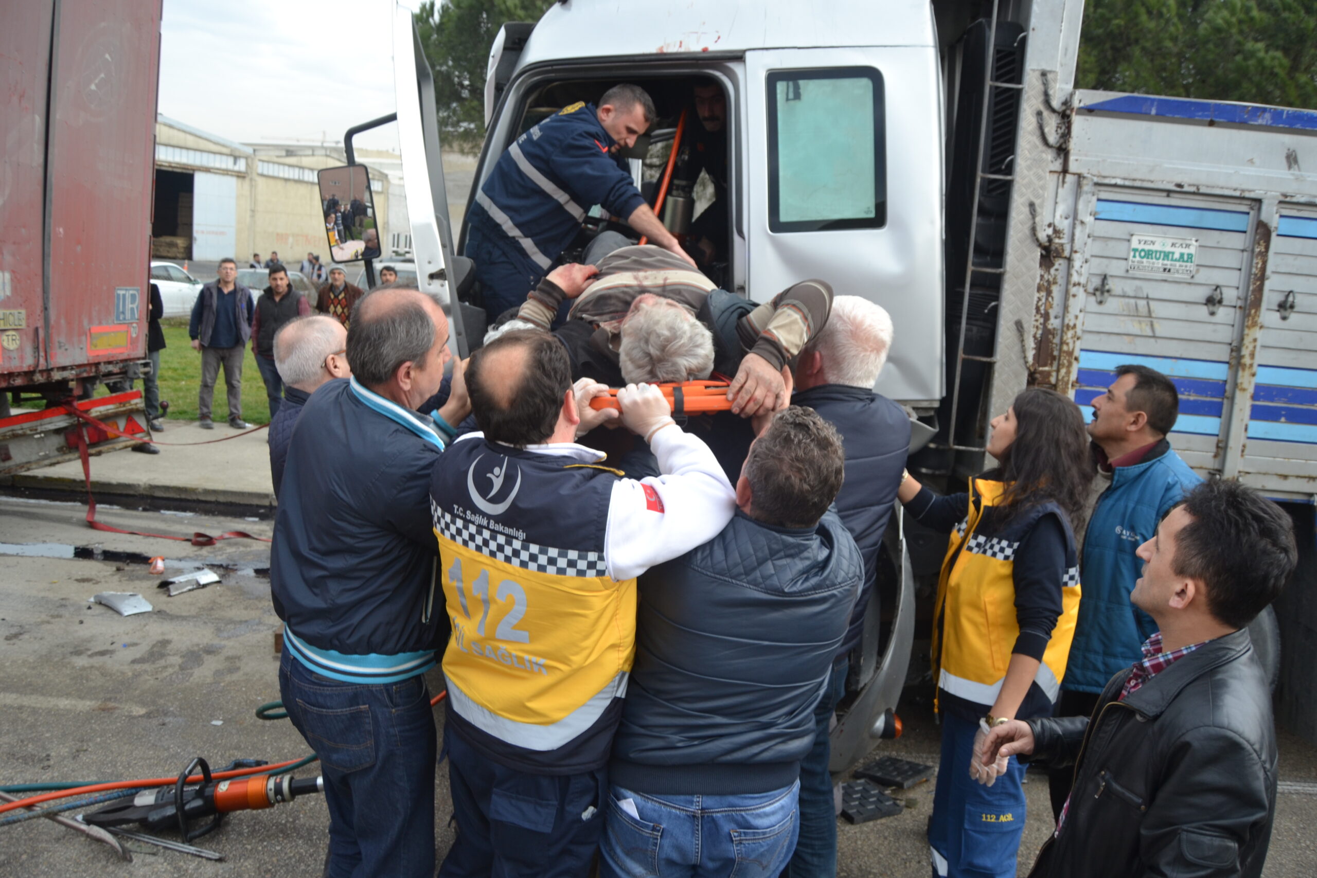 OSB’de korkutan kaza