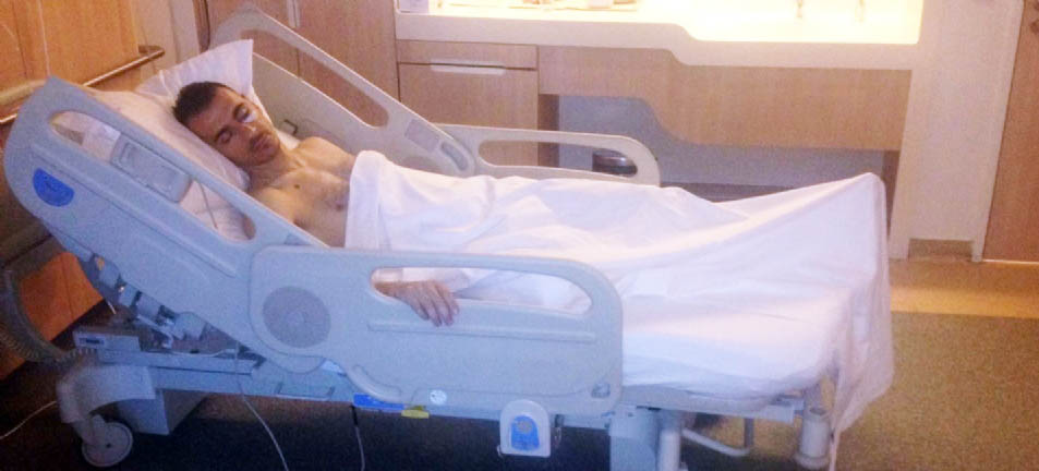 Kaptan ameliyat oldu