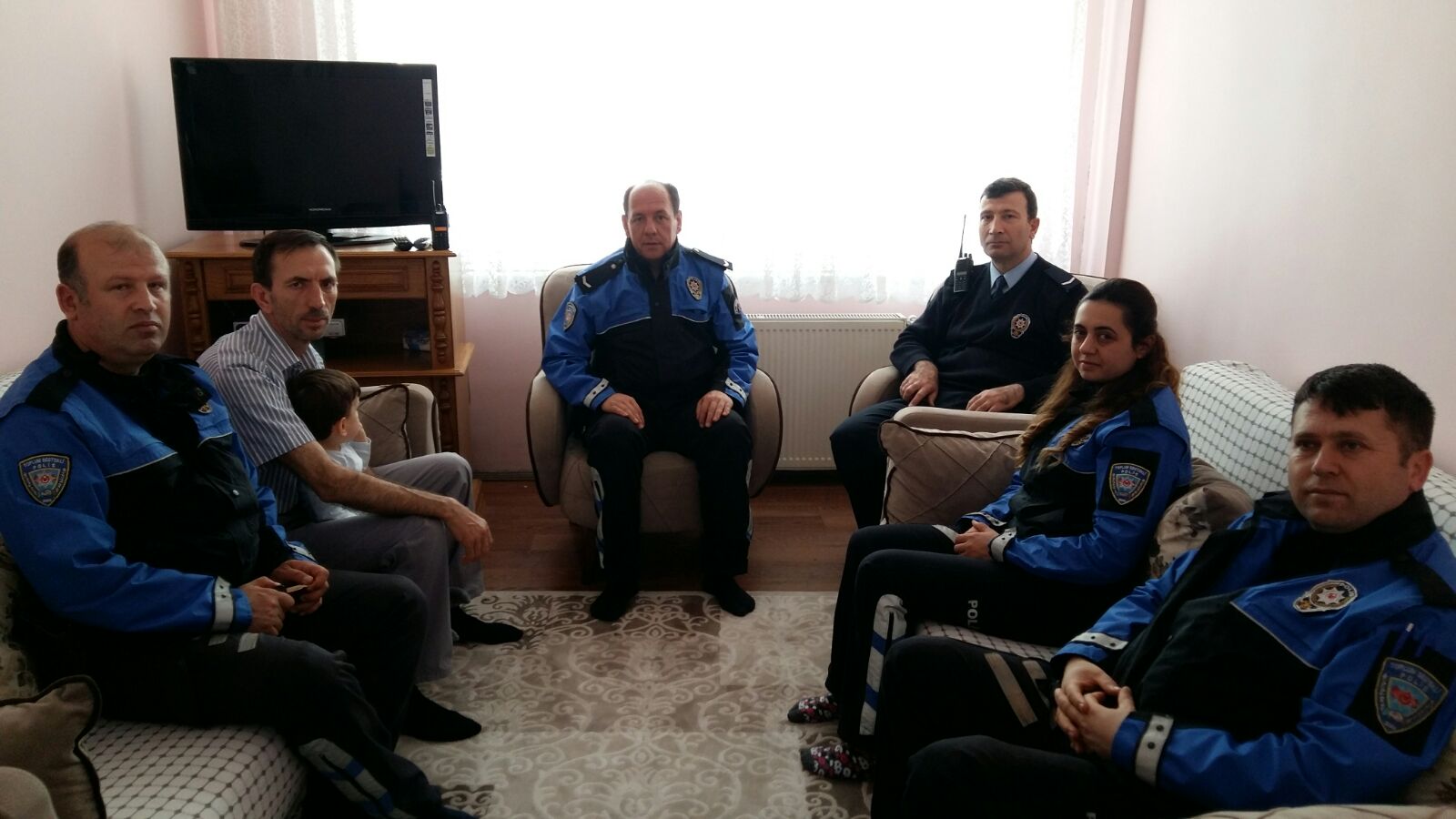 Emniyetten taziye ziyareti