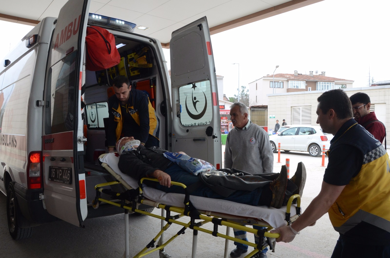 Altay Caddesi’nde korkutan kaza