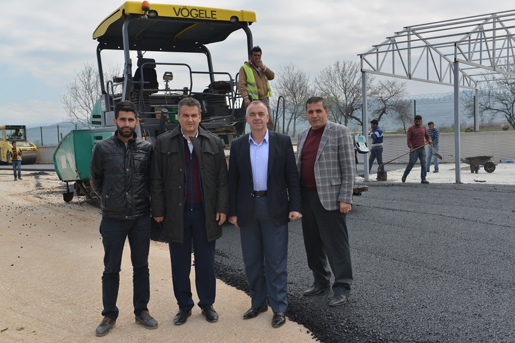 Katı Atık Aktarma İstasyonu asfaltlanıyor