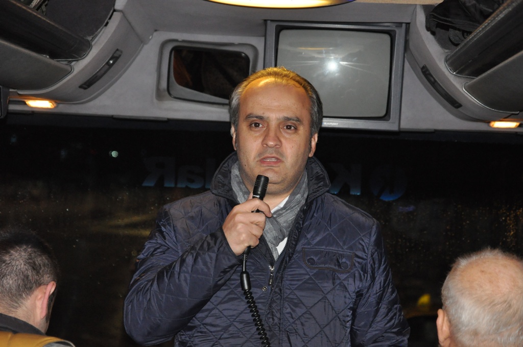 İlk kafileyi Aktaş uğurladı