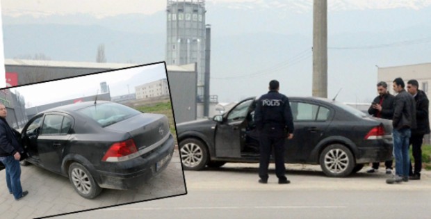 Çalınan araç İnegöl’de yakalandı