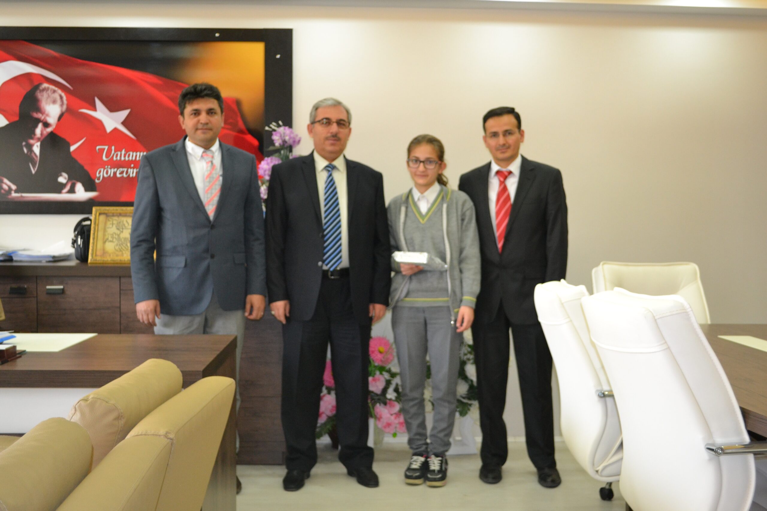 Dereceye giren öğrenciler ödüllendirildi